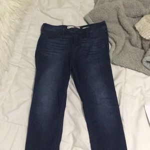 Hollister High Rise Dark Wash Jeggings